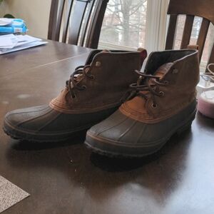 UGG Mens Zetik Duck boots - men's 8.5 (women's 10), brown leather